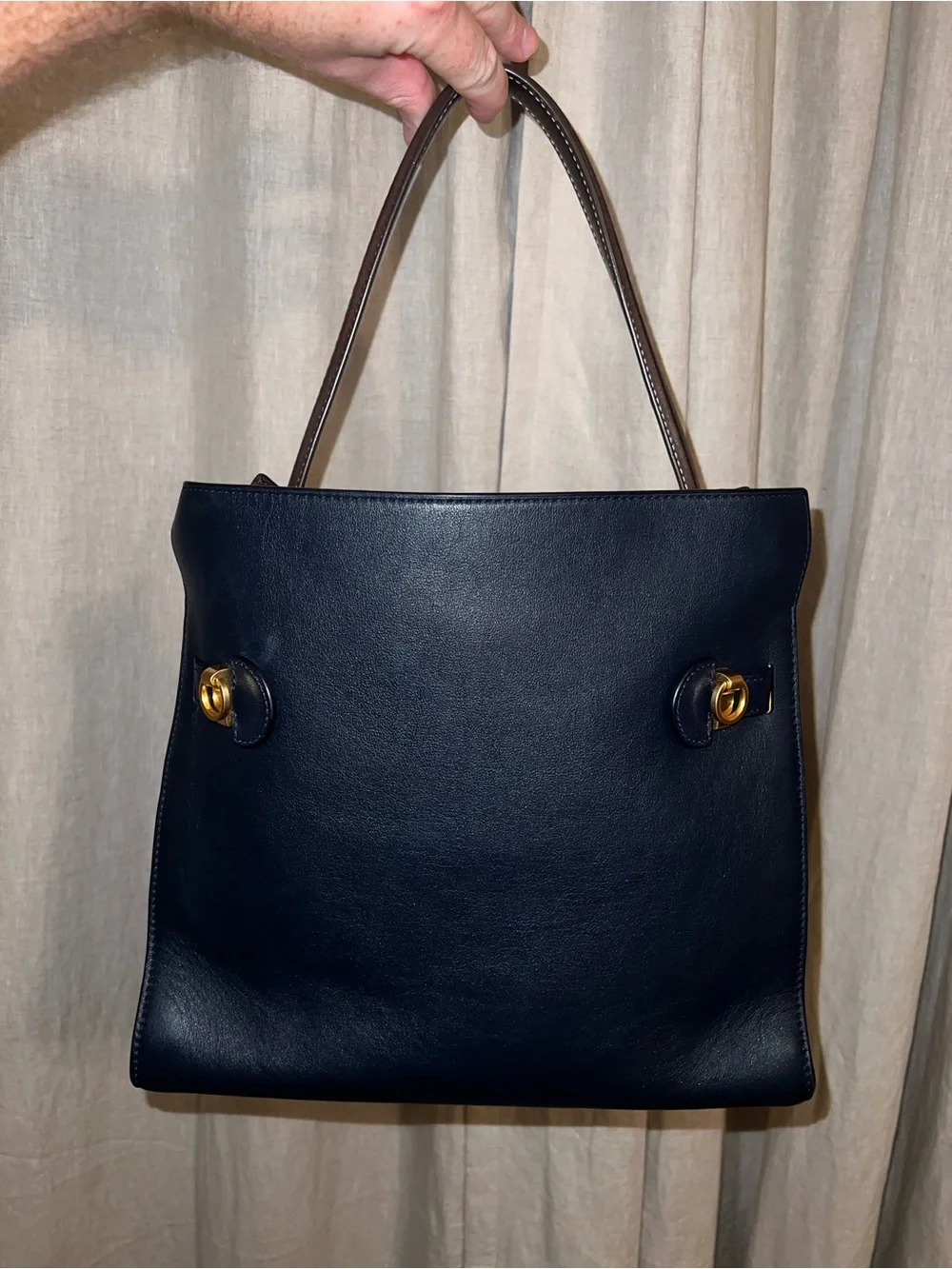 Tory Burch structured navy